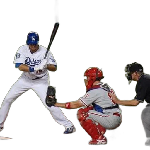 baseball, player, dodgers, uniform transparent PNG cut-out