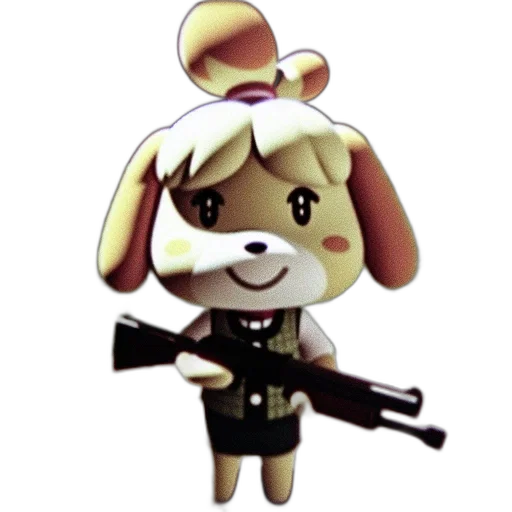 weapon, staff, animal, pixel art transparent PNG cut-out