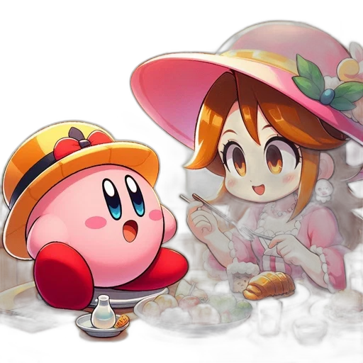 hat, food, concept art, pixel art transparent PNG cut-out