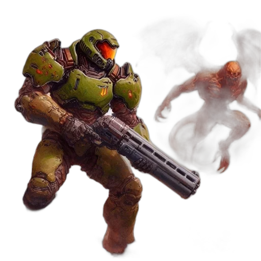 robot, weapon, creature, concept art transparent PNG cut-out