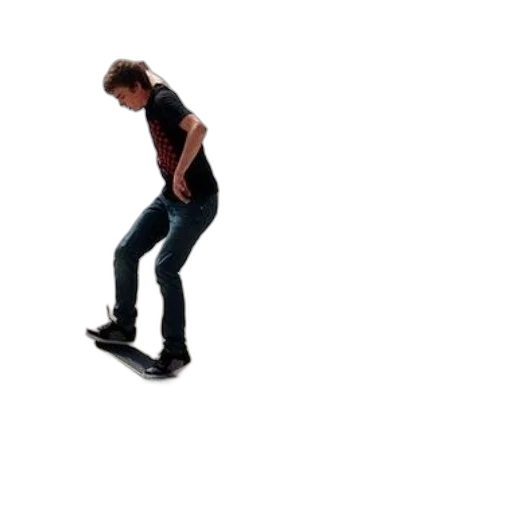 shoes, hair, 3d render, young transparent PNG cut-out