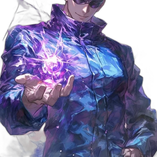 jacket, staff, weapon, creature transparent PNG cut-out
