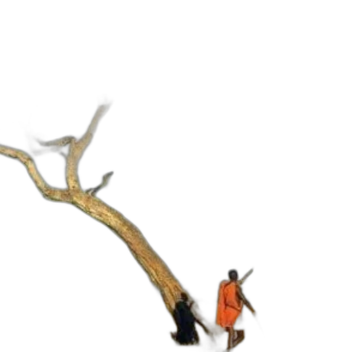 tree, staff, weapon, creature transparent PNG cut-out