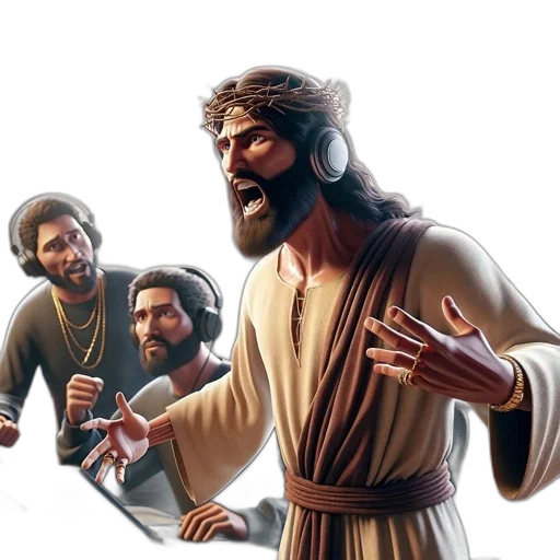 concept art, image, jesus, christ transparent PNG cut-out