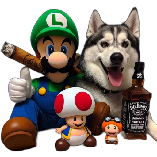bottle, animal, pixel art, concept art transparent PNG cut-out