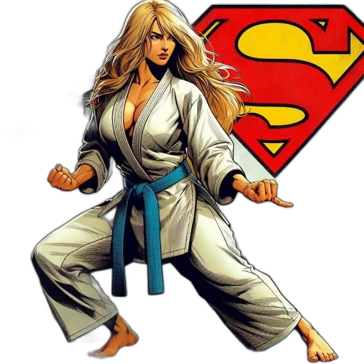 comic book art, concept art, woman, white transparent PNG cut-out