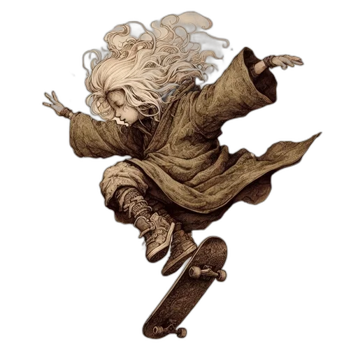 staff, dragon, creature, sword transparent PNG cut-out