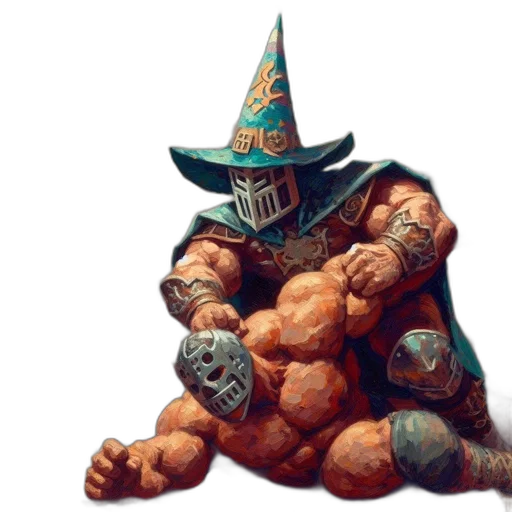 hat, weapon, staff, concept art transparent PNG cut-out