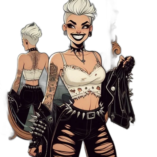 jacket, comic book art, concept art, cartoon transparent PNG cut-out