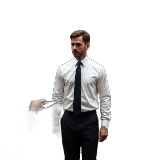 staff, jacket, dress, concept art transparent PNG cut-out