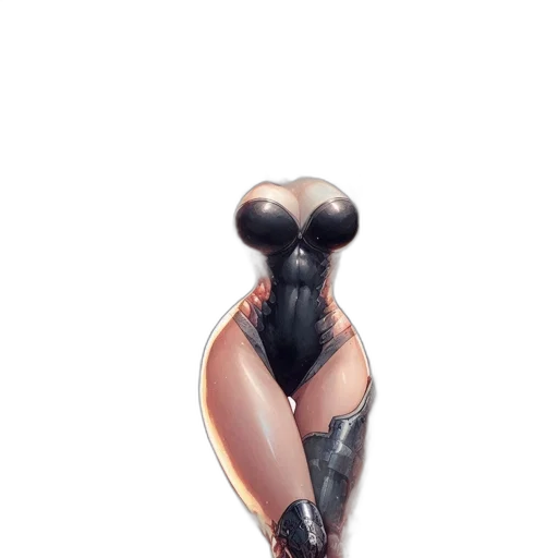 dress, jewelry, robot, mask transparent PNG cut-out