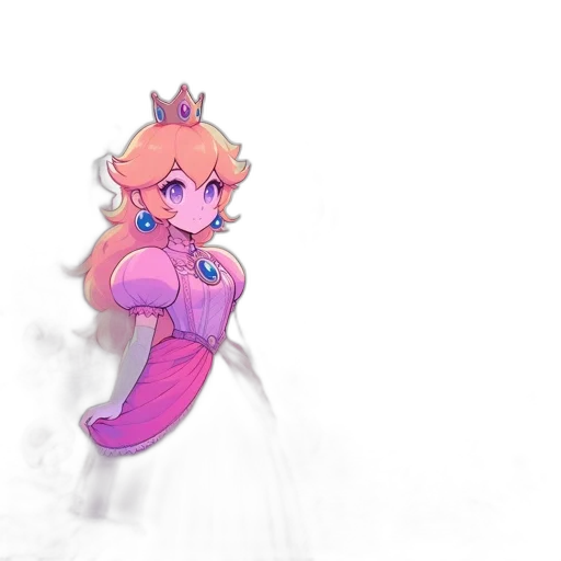 crown, dress, staff, dragon transparent PNG cut-out