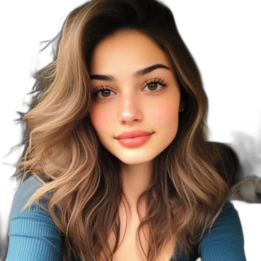 hair, face, jacket, dress transparent PNG cut-out