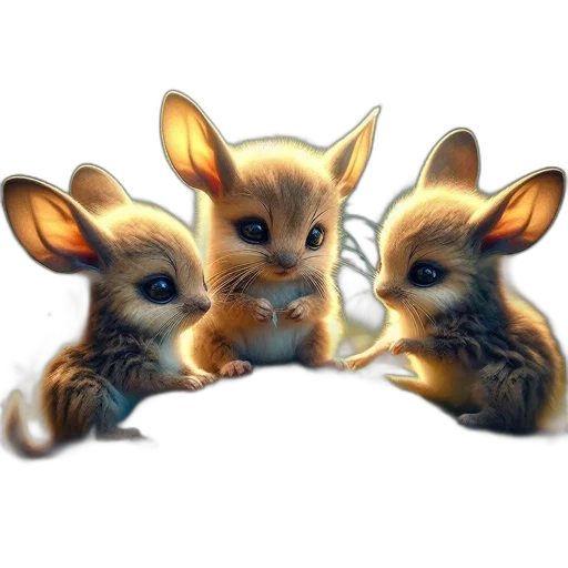 animal, photorealistic, 3d render, concept art transparent PNG cut-out