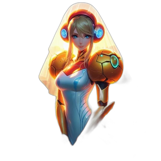 robot, staff, face, weapon transparent PNG cut-out