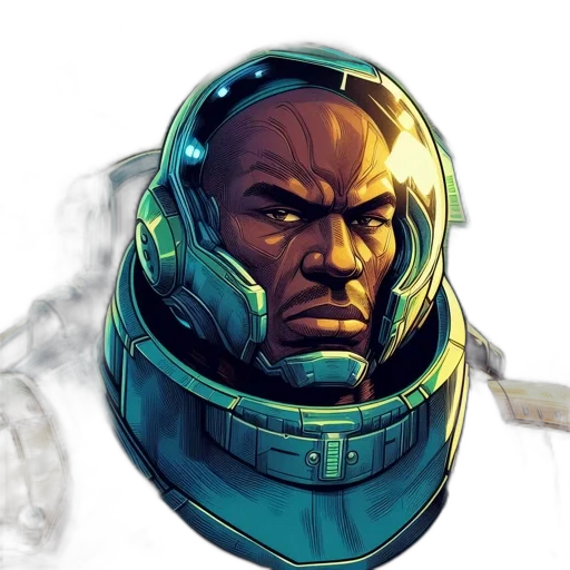 face, mask, concept art, comic book art transparent PNG cut-out