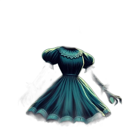 dress, creature, crown, mask transparent PNG cut-out
