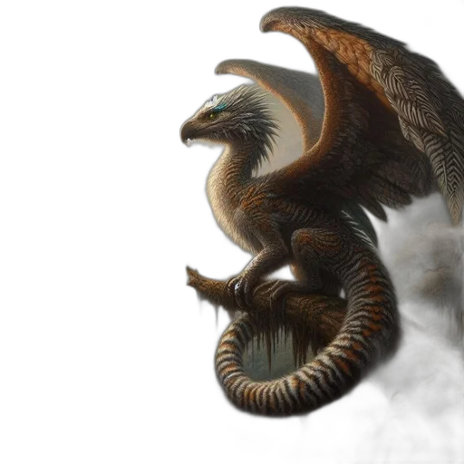 dragon, creature, animal, fantasy art transparent PNG cut-out