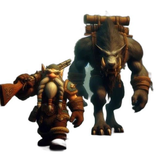 weapon, creature, staff, animal transparent PNG cut-out