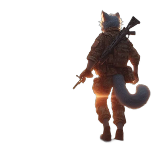 animal, weapon, staff, creature transparent PNG cut-out