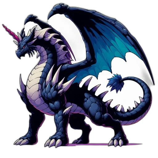dragon, animal, creature, staff transparent PNG cut-out