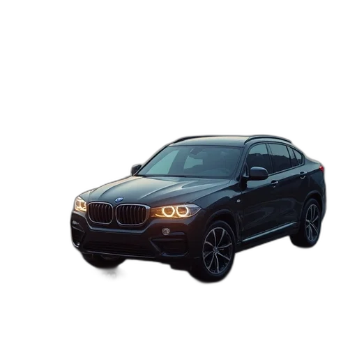 car, 3d render, photorealistic, pixel art transparent PNG cut-out