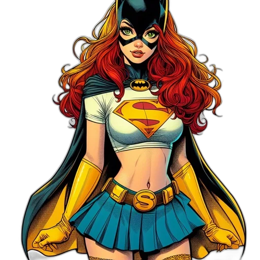 comic book art, concept art, cartoon, fantasy art transparent PNG cut-out