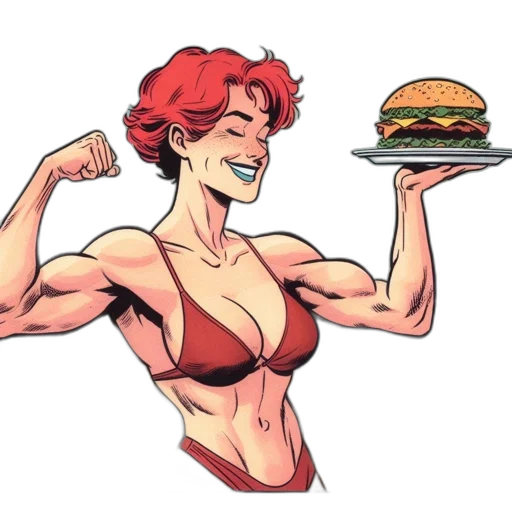 food, concept art, comic book art, cartoon transparent PNG cut-out