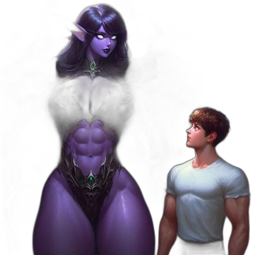 concept art, fantasy art, comic book art, 3d render transparent PNG cut-out