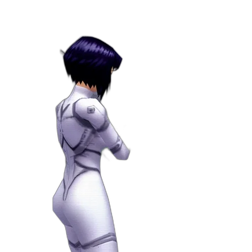 robot, dress, weapon, staff transparent PNG cut-out