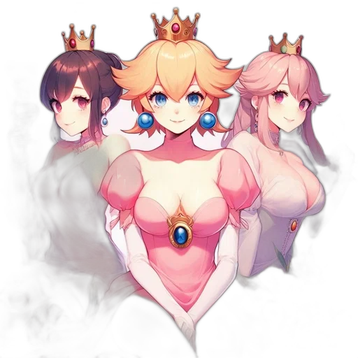 crown, dress, staff, mask transparent PNG cut-out