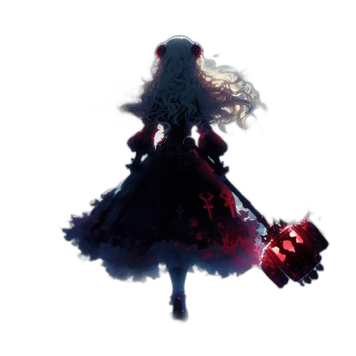 dress, weapon, staff, sword transparent PNG cut-out