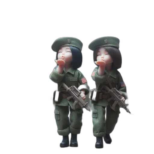 weapon, staff, robot, 3d render transparent PNG cut-out