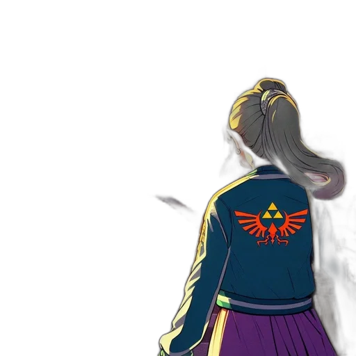 jacket, weapon, staff, dress transparent PNG cut-out
