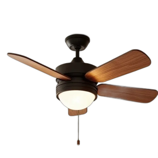 furniture, 3d render, ceiling, fan transparent PNG cut-out