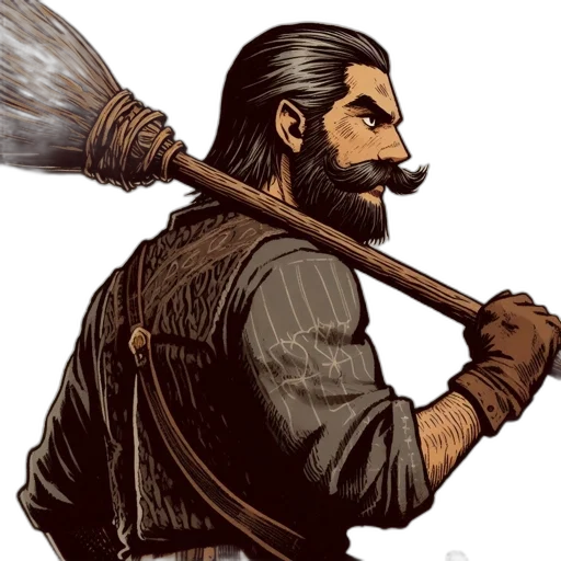 staff, sword, weapon, comic book art transparent PNG cut-out