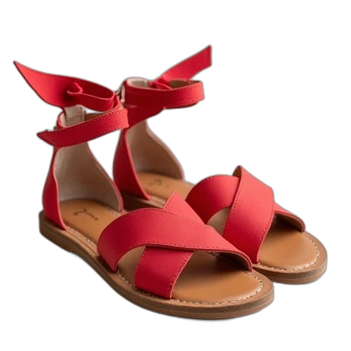 shoes, 3d render, photorealistic, red transparent PNG cut-out