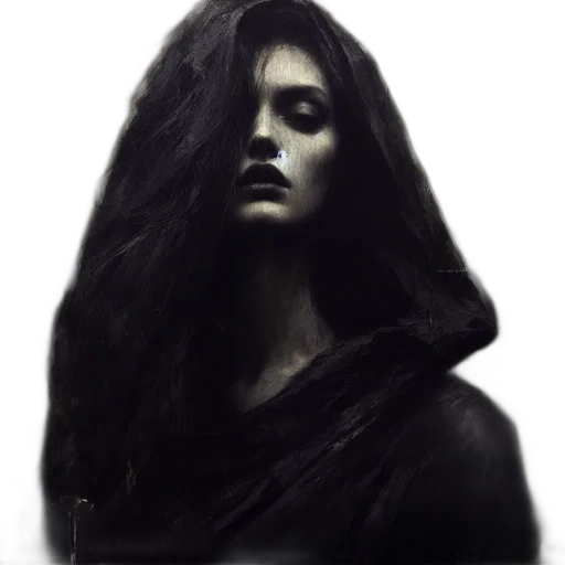 face, mask, creature, dress transparent PNG cut-out