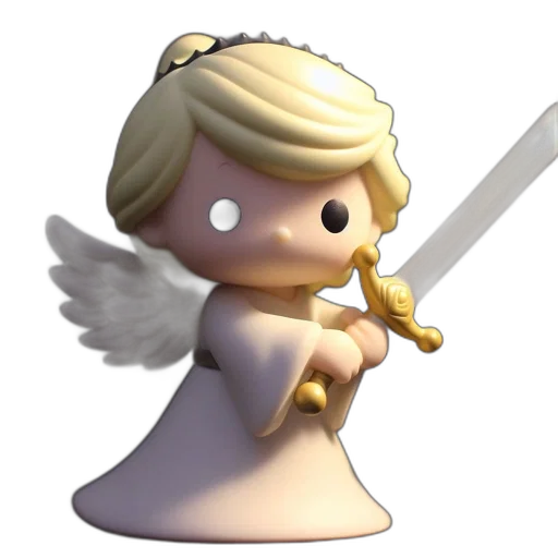 staff, sword, weapon, 3d render transparent PNG cut-out