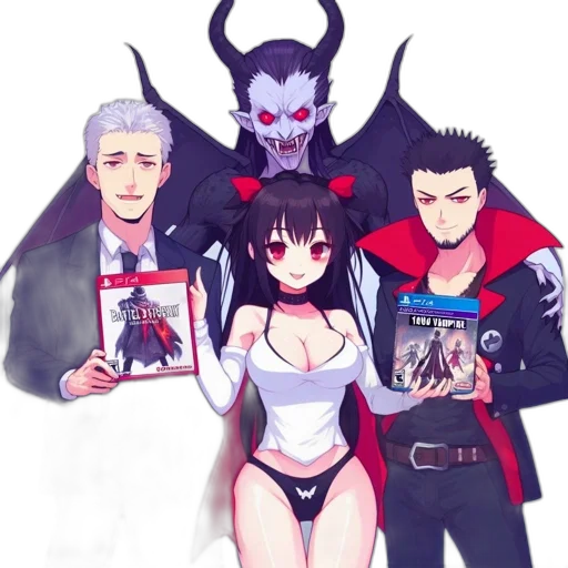 anime, fantasy art, pixel art, concept art transparent PNG cut-out