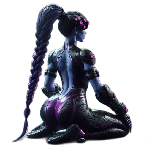 robot, concept art, cyberpunk, fantasy art transparent PNG cut-out