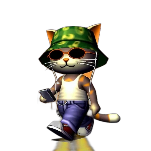 staff, animal, hat, 3d render transparent PNG cut-out