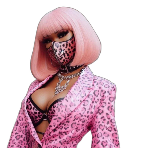 mask, jacket, jewelry, dress transparent PNG cut-out