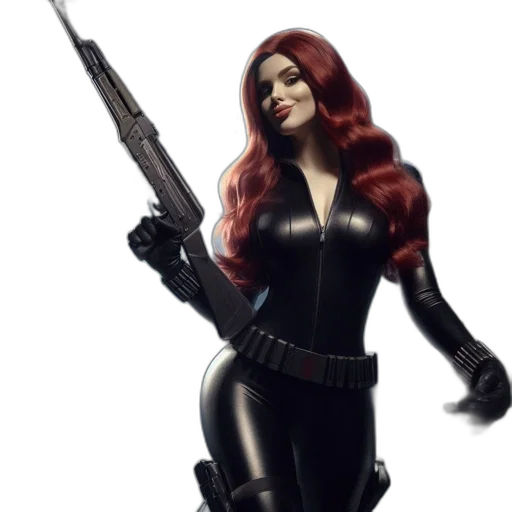 weapon, concept art, comic book art, 3d render transparent PNG cut-out