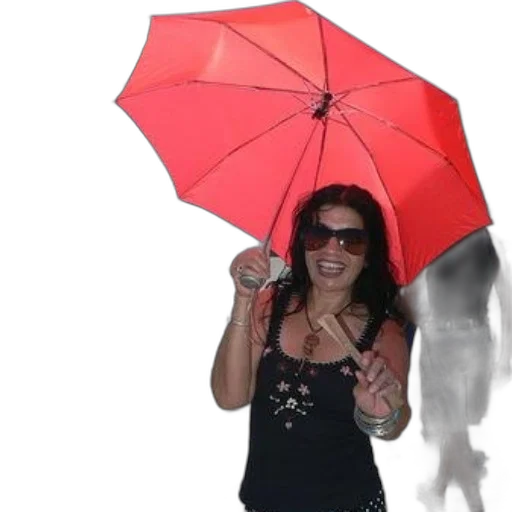 umbrella, staff, photorealistic, 3d render transparent PNG cut-out