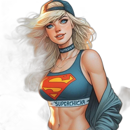 comic book art, concept art, fantasy art, cartoon transparent PNG cut-out