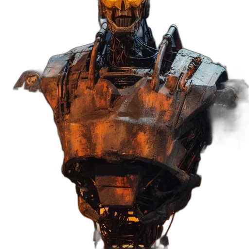 robot, mask, face, weapon transparent PNG cut-out