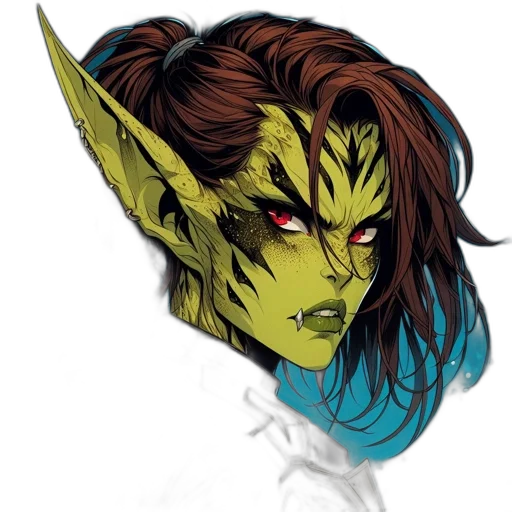 staff, mask, face, fantasy art transparent PNG cut-out