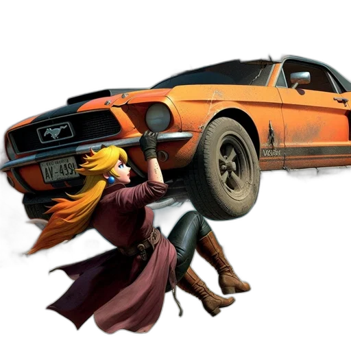 car, weapon, concept art, photorealistic transparent PNG cut-out