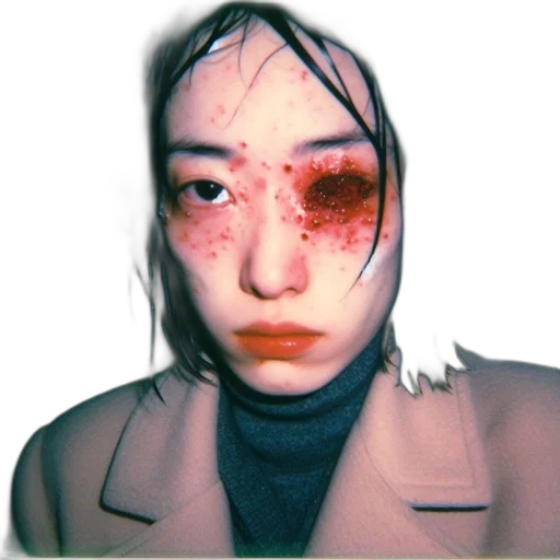 face, jacket, mask, robot transparent PNG cut-out